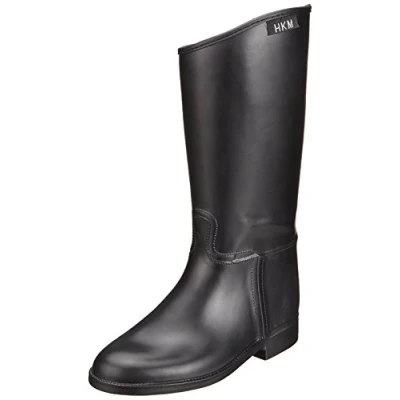 Imagen de HKM Kurz &amp; Eng mit Elastikeinsatz Botas de Equitación, Unisex niños, Negro, 30 EU