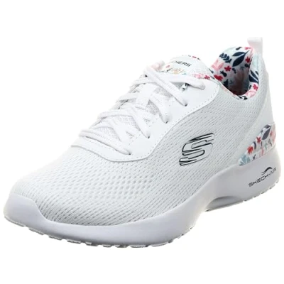 Imagen de Skechers 149756 Wmlt, Zapatillas Mujer, Malla Blanca multiribete, 38.5 EU