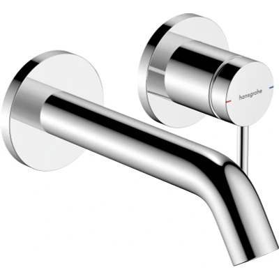 Imagen de hansgrohe Tecturis S grifo lavabo empotrado con desagüe, monomando 16,5 cm, mezclador ahorro de agua (EcoSmart+), cromo, 73350000