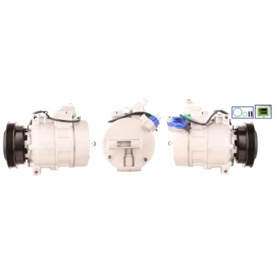 Imagen de LUCAS ACP106 Compresor de Aire Acondicionado PAG 46 R 134 a con juntas AUDI: A6 C5 Berlina, A4 B5 Avant