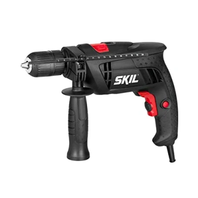 Imagen de Skil 6290AA Taladro percutor con portabrocas de cierre rápido (710 W, variador velocidad, empuñadura, tope profundidad, juego 3 accesorios)