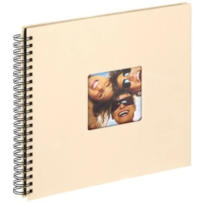 Imagen de walther design Álbum de fotos crema 30 x cm espiral con perforación, Fun SA 110 H