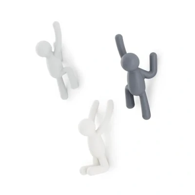 Imagen de Umbra Buddy Ganchos de pared, juego 3, Color surtido #2, Estándar