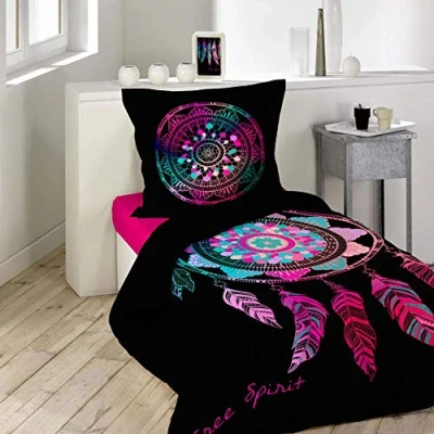 Imagen de Douceur d&#039;Intérieur Juego de Funda nórdica, Algodón, Multicolor, 140 x 200 cm