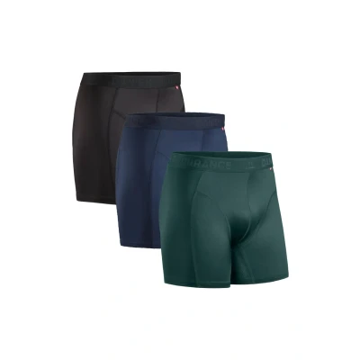 Imagen de Danish Energy Boxers Deportivos, Transpirables y Ligeros, evacuan el Sudor, para Hombre, Juego de 3, Multicolores (1 Negro, 1 Azul, Verde), XXXL