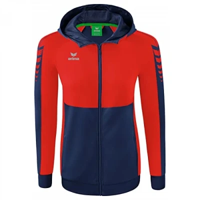 Imagen de ERIMA Mujer Six Wings Chaqueta de entrenamiento con capucha, new navy, 40