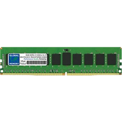 Imagen de 8GB DDR4 2133MHz PC4 17000 288 PIN ECC REGISTRADO DIMM (RDIMM) Memoria RAM para SERVIDORES/Estaciones DE Trabajo/Placas Base (1 Rank CHIPKILL)