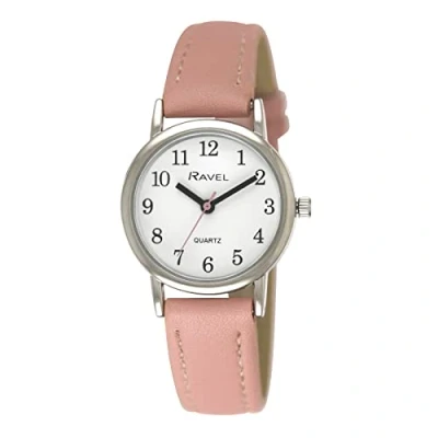 Imagen de Ravel Reloj de Mujer para Diario Colores Pastel (Caja 27 mm) Cuarzo Analógico R0137.05.2 Rosa