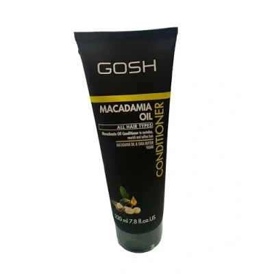Imagen de GOSH Acondicionador para el cabello Aceite de macadamia todos los tipos cabello, 230 ml