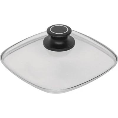 Imagen de AMT Gastroguss 2059596 Tapa a Prueba de Calor Cristal Ángulo Aluminio Negro/Gris 28 x 3 cm