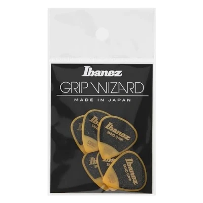 Imagen de Ibanez ppa16hsgye asistente serie, arena Grip Púas 6 unidades, 1,0 mm), color amarillo