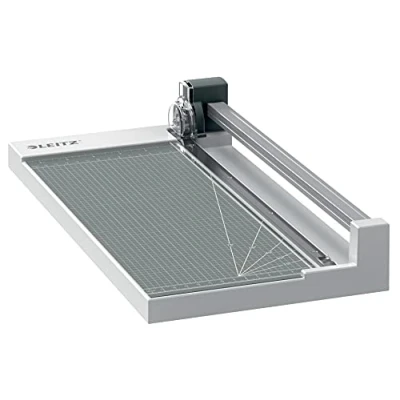 Imagen de Leitz Precisión Cortadora de Papel A4 para Trabajar en Casa, Corta hasta 10 Hojas, Longitud Corte 305mm , Cuchilla Integrada con Bypass y Guía Corte, 90260000