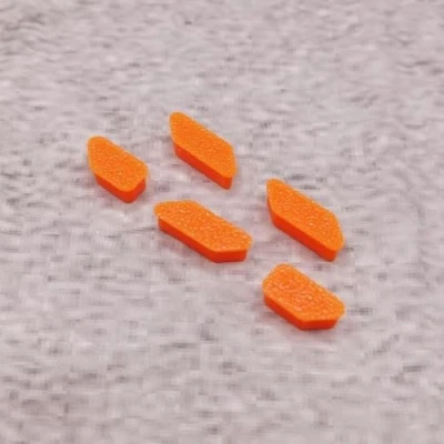 Imagen de ULEIVA botones de repuesto 5 x naranja compatible con Garmin Edge 520 Button GPS Ciclismo PC reparación (naranja)