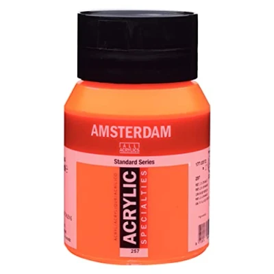 Imagen de Pintura acrílica Amsterdam, 500 ml, naranja reflectante
