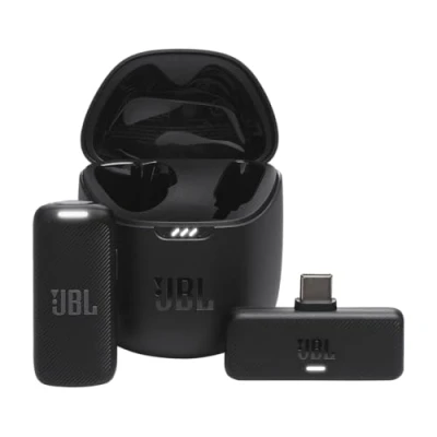 Imagen de Micrófono JBL Quantum Stream Wireless USB C, 20 Hz kHz, Omnidireccional, Negro