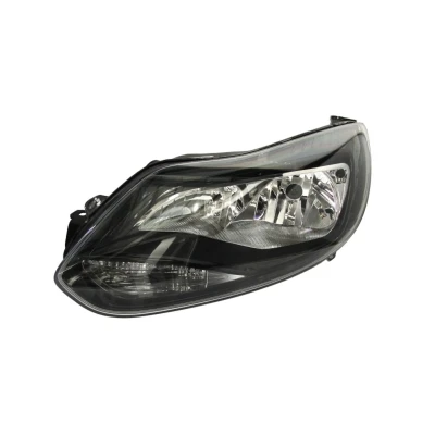 Imagen de TYC 20 12570 15 2 Faros izquierda H7, H1 negro para circulación por la derecha con electromotor FORD: FOCUS 3, 3 Turnier norauto, oscaro, mister