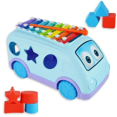 Imagen de Little Star School Bus Xilófono con Formas