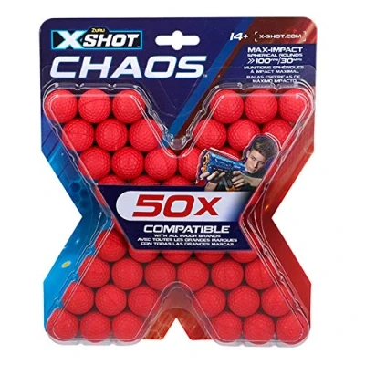 Imagen de X Shot Pack 50 pelotas munición Chaos (46275)