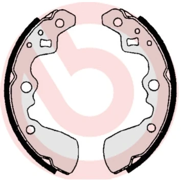 Imagen de BREMBO S 79 501 Zapatas de Freno 180 26