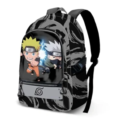 Imagen de Naruto Kid Mochila Fight FAN 2.2, Gris, 31 x 44 cm, Capacidad 24 L