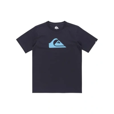 Imagen de Quiksilver COMP LOGO Unisex Camiseta estampada para niños, Talla: 8a, Dark blue