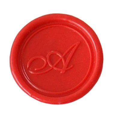 Imagen de Herbin 40301T Une pastille en laiton pour cire à cacheter, alphabet anglais, lettre A