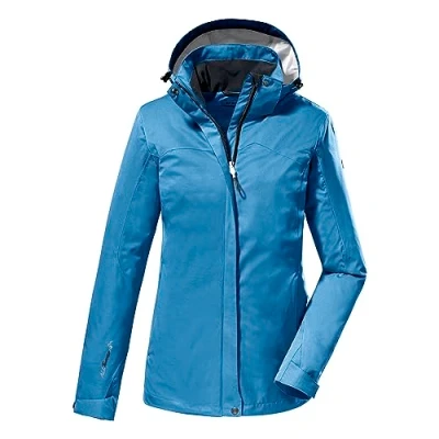 Imagen de killtec Mujer Chaqueta funcional/chaqueta de exterior con capucha desmontable KOS 133 WMN JCKT, light ocean, 42, 38383 000