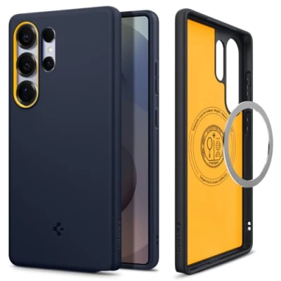 Imagen de Spigen Funda NanoPop MagFit Compatible con Samsung Galaxy S25 Ultra 5G Blueberry Navy
