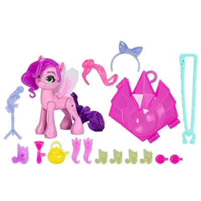 Imagen de My Little Pony Juguete Deja tu Huella Marca de Belleza Mágica Hoof to Heart Poni Princesa Pipp Petals 7,5 cm A Partir 5 años