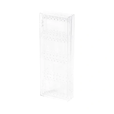 Imagen de Compactor Organizadores de joyería para pulseras y pendientes, Transparente, Fabricado en poliestireno, Tamaño 11 x 4 28.3 (cerrado) 21.2 2 (abierto), RAN6042