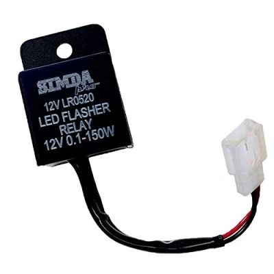 Imagen de Relé Intermitente 12V Electrónico LED Flasher Relay Indicadores de la Motocicleta Luz para Señal Giro