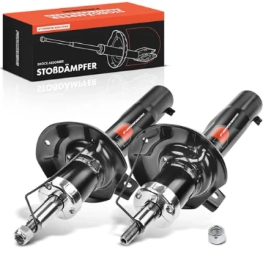 Imagen de Frankberg 2x Presión del gas amortiguador Eje Delantero Compatible con Golf Plus 2004 2013 P.a.s.s.a.t 2005 2014 Octavia II T.o.u.r.a.n 2003 2015 Sustituir# 335808