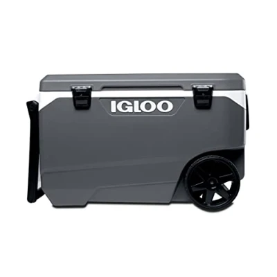 Imagen de IGLOO Latitude 90 Roller Nevara portátil con Ruedas, 85 litros, Gris