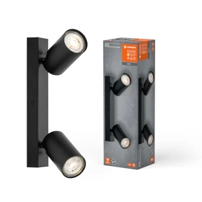 Imagen de LEDVANCE Foco LED Octagon, atenuable, 2 luces, negro
