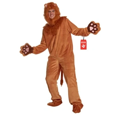 Imagen de Morph Disfraz Leon Adulto Hombre, Adulto, León Pijama Animal Carnaval Hombre Talla M