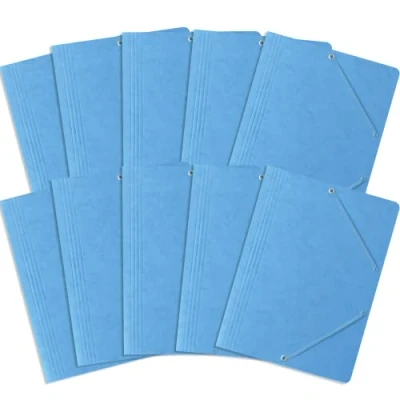 Imagen de Bantex 400087825 separaciones carpeta con goma A4, paquete de 10 unidades) Color Azul Claro