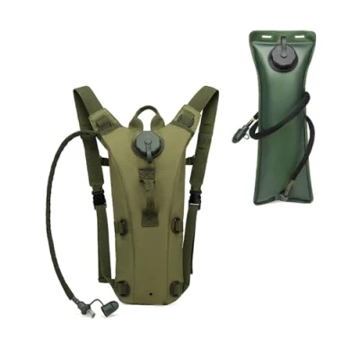 Imagen de LAWAIA bolsa de agua multifuncional para deportes al aire libre, hidratación 2,5 L, hombres y mujeres, ciclismo, correr, esquí senderismo, accesorios bicicleta, color verde