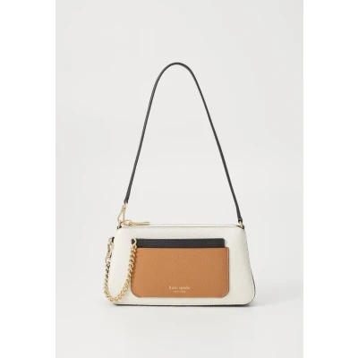Imagen de kate spade new york AVA Colorblocked Pebbled 2 IN 1 Pochette SET Bolso de mano, Mujer, Talla: One Size, Parchment multi