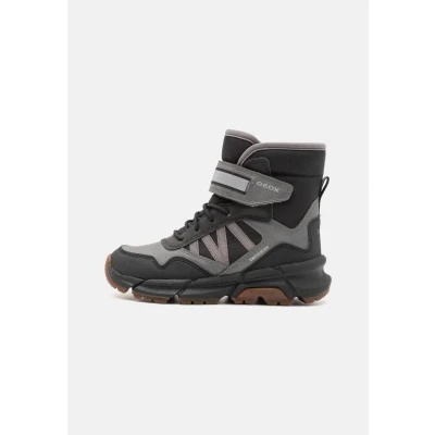 Imagen de Geox Flexyper PLUS BOY Botines para niños, Talla: 36, Grey/black Zapatos