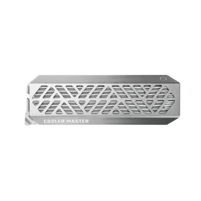 Imagen de Cooler Master Oracle Air Carcasa SSD NVME M.2, Disipador Amplio, Doble Estructura Aluminio, 1000 MB/s, Sin Herramientas, Compatible MOLLE, USB 3.2 Gen 2 Tipo C, Admite Múltiples Plataformas, 130 g
