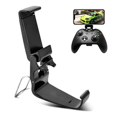 Imagen de DLseego Compatible con Xbox One Controller Phone Mount Clip, Soporte de teléfono Plegable para Controlador Juego,Carpeta Juego móvil S/X,Controlador inalámbrico XL