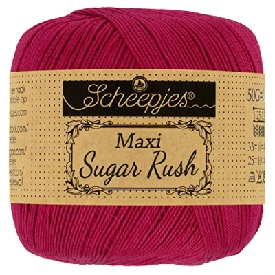 Imagen de Scheepjes 192 Escarlata Maxi Sugar Rush Hilo 10x50g