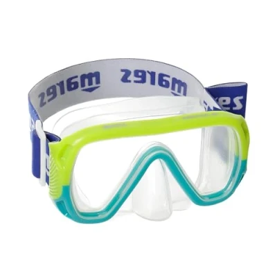 Imagen de Mares Aquazone Keewee Jr, Máscara de Buceo y Snorkel, Unisex Niños, Lime/Menta