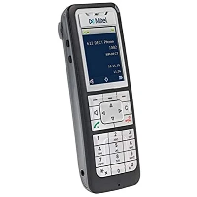 Imagen de Mitel 612d Teléfono (Teléfono DECT, Terminal inalámbrico, 200 entradas, Negro, Plata)
