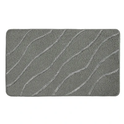 Imagen de Kleine Wolke Tram Alfombrilla de baño (80 x 140 cm), Color Gris