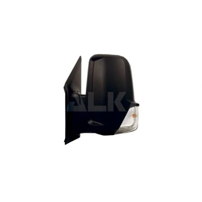 Imagen de espejo retrovisor Alkar 9239994 izquierda negro eléctrico calefactable, con gran angular, convexo para vehíc. volante a la