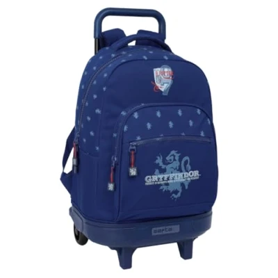 Imagen de HARRY POTTER CAPTAIN Mochila Grande con Ruedas, Compacta, Extraíble, Ideal para Niños de Diferentes Edades, Cómoda y Versátil, Calidad Resistencia, 33x22x45 cm