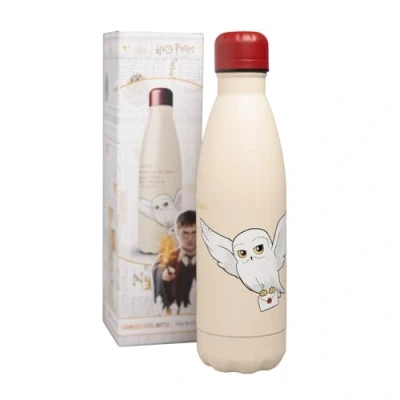 Imagen de Botella agua acero inoxidable niños Harry Potter Hedwig termica 500ml, de Botellas para : Aislamiento doble pared