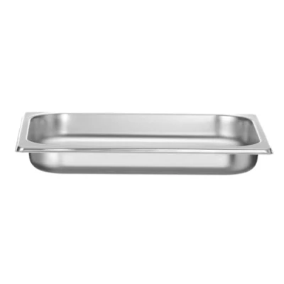 Imagen de HENDI Recipiente GN 1/2,contenedor GN,apilable,resistente a Temperaturas de 40 300C,apto para hornos,congeladores,calientaplatos,baño María,2L,325x265x(H) 40mm,acero inoxidable 18/10