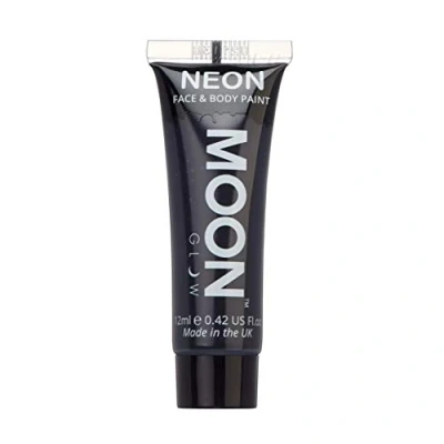 Imagen de Moon Glow Pintura corporal y facial intensa de neón UV Negro 12 ml